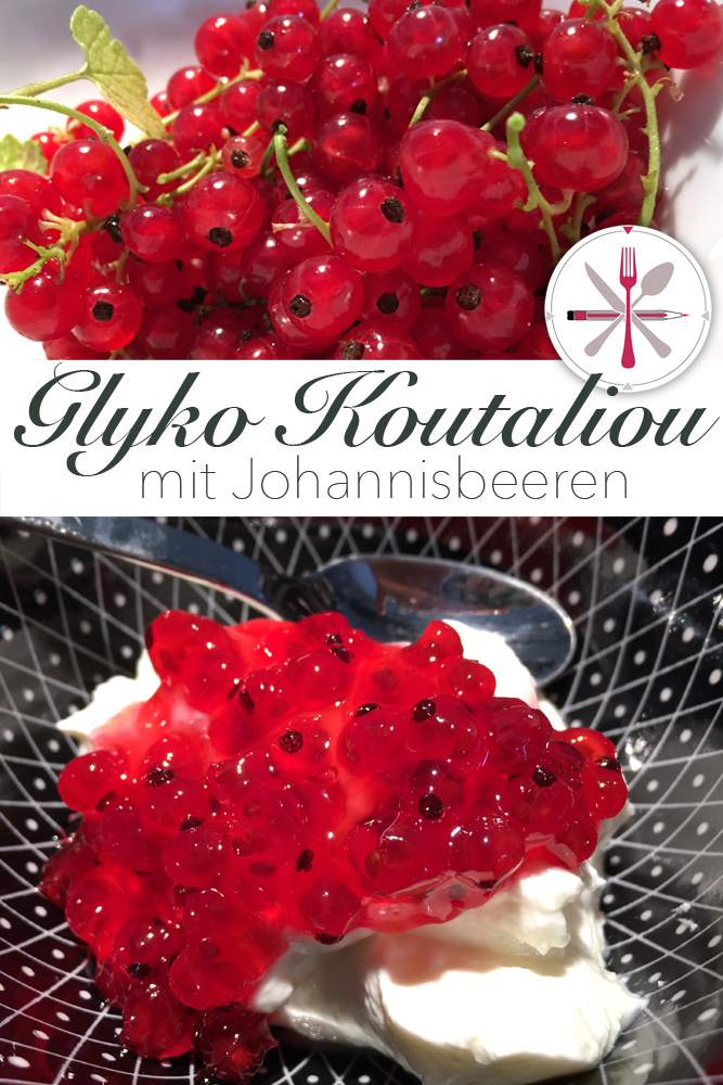 Glyko Koutaliou ist eine süße griechische Löffelnachspeise, die man auch zum Jogurt essen kann.